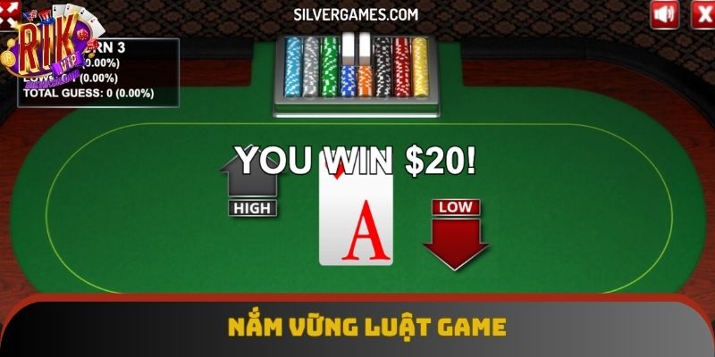 Chiến thuật chơi hilo quan trọng là nắm vững luật cơ bản