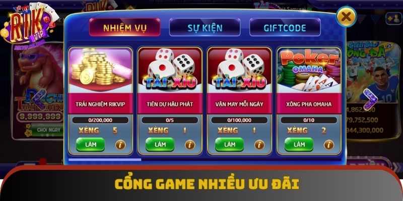 Khuyến mãi nhiều và điều kiện đơn giản Khuyến mãi nhiều và điều kiện đơn giản