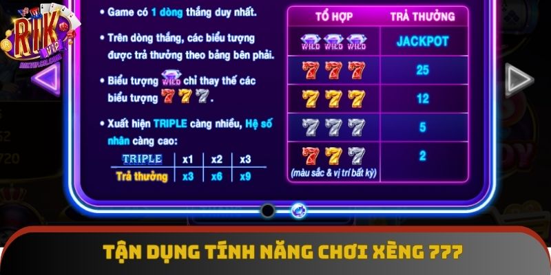 Mẹo chơi Xèng 777 tận dụng tính năng Mẹo chơi Xèng 777 tận dụng tính năng
