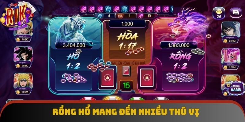 Rồng hổ online mang đến nhiều điều thú vị Rồng hổ online mang đến nhiều điều thú vị